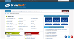 Desktop Screenshot of iklangratiz.com